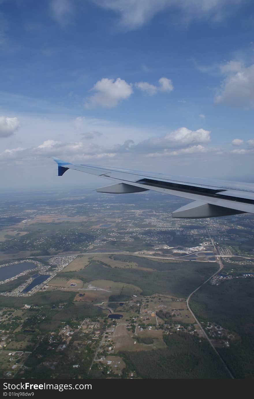 Flying Over Tampa, florida