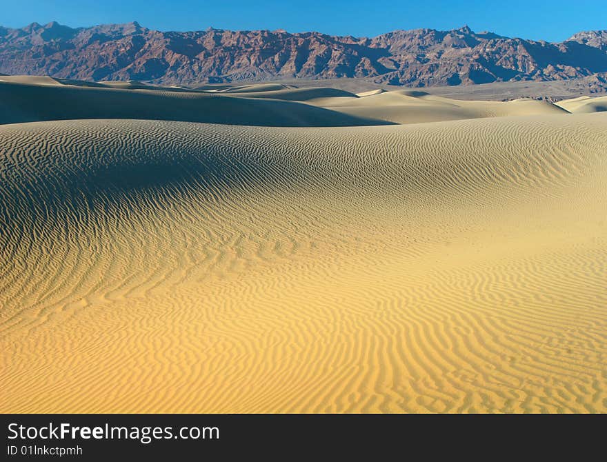 Dunes in Death Valley national park, US