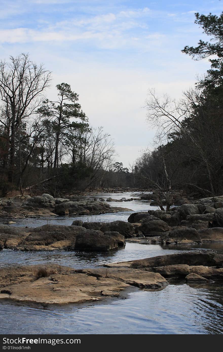 Haw River outside Pittsboro, North Carolina. Haw River outside Pittsboro, North Carolina