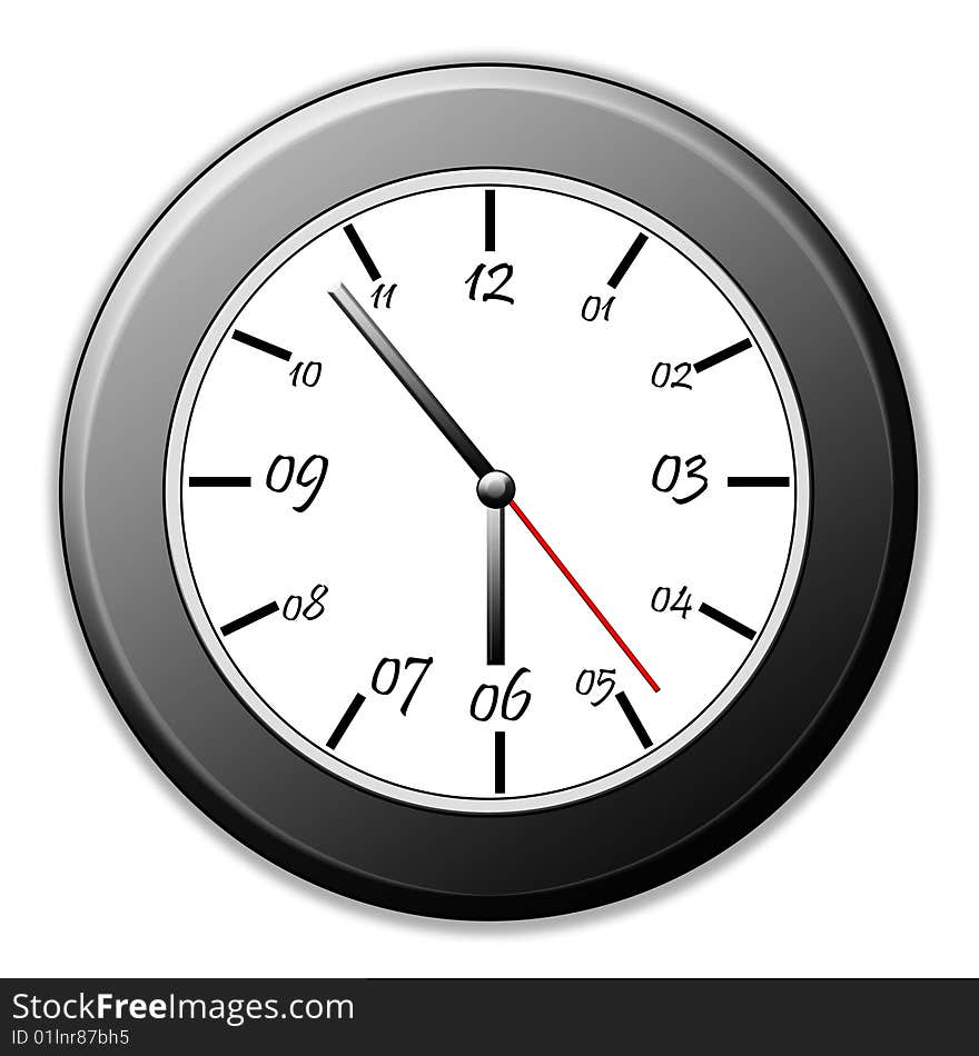 This picture shows a clock