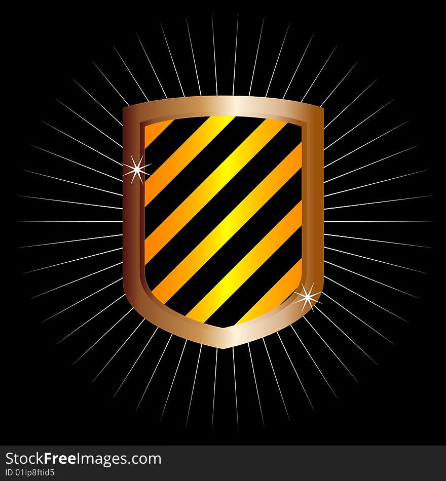 Metal Frame Shield (vector)