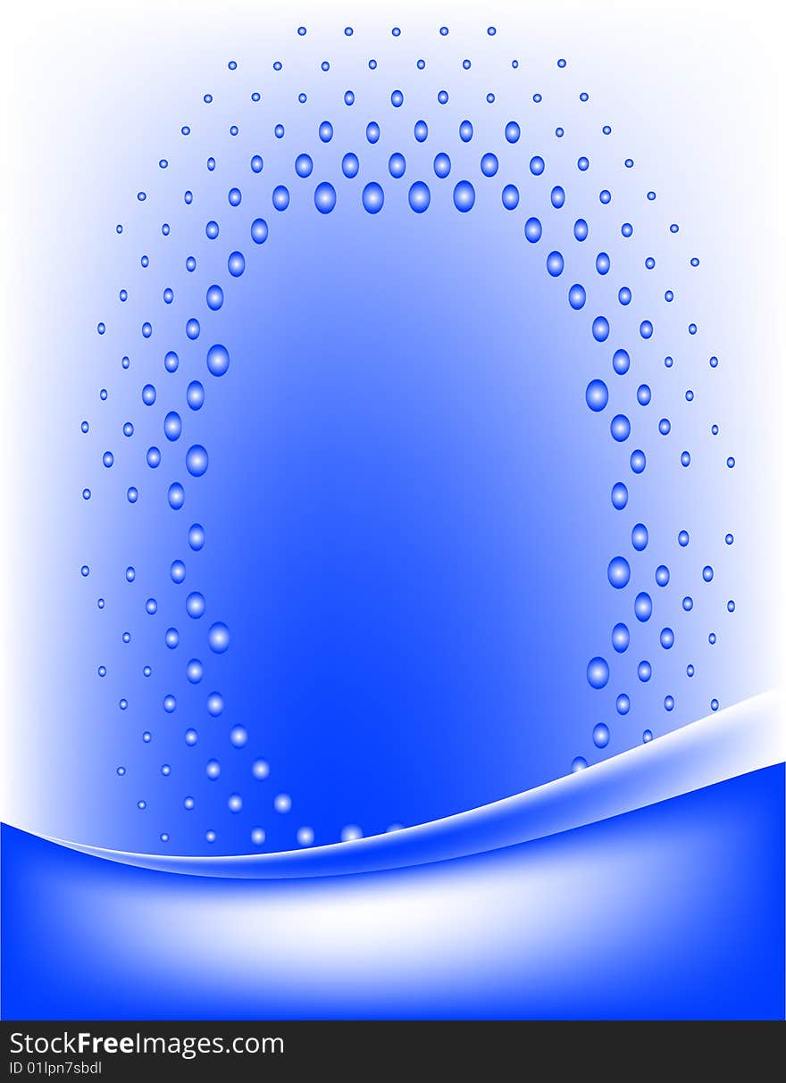 Bubble and Wave Background