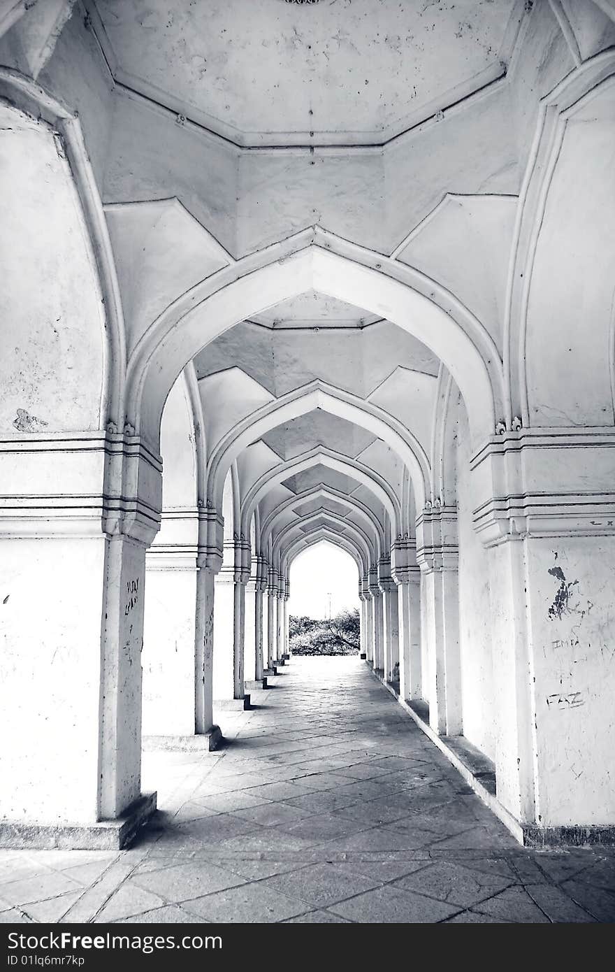 Historic Quli Qutb Shahi tombs in Hyderabad India