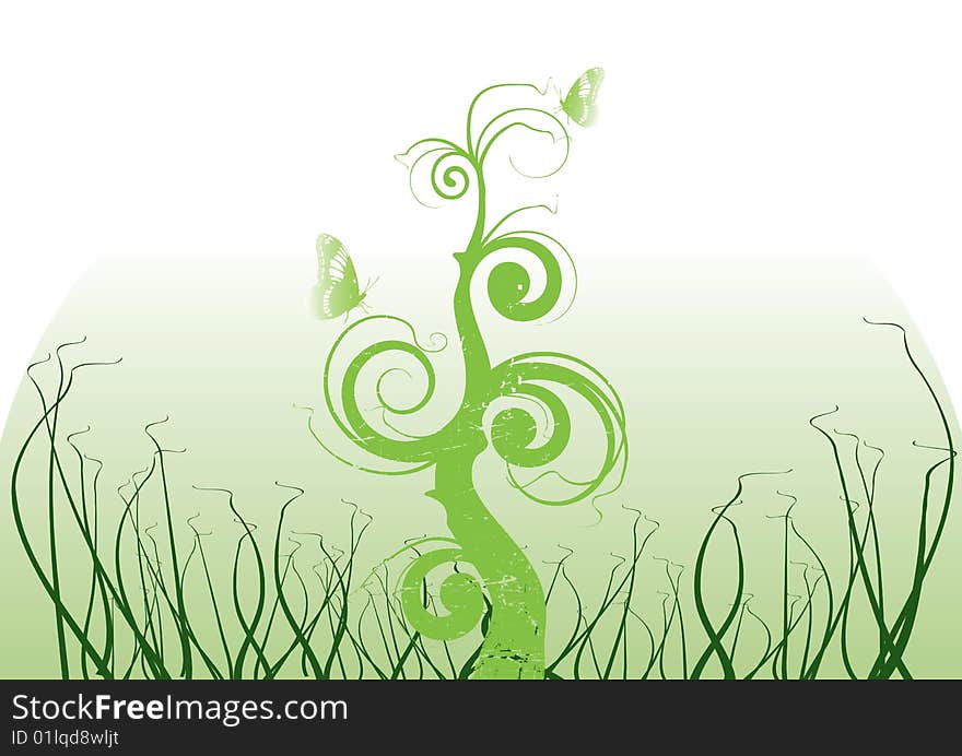 Light Green Simple Grass background wallpaper.