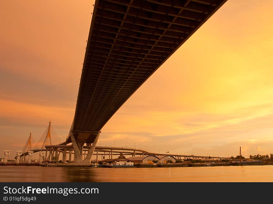 Bridge over the river