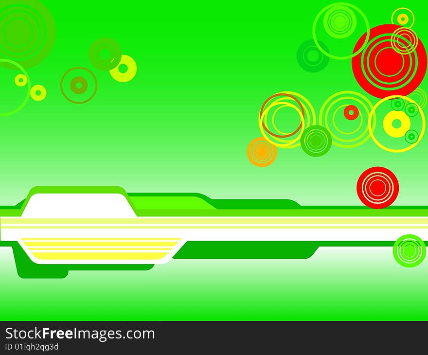 Abstract background in color. vector