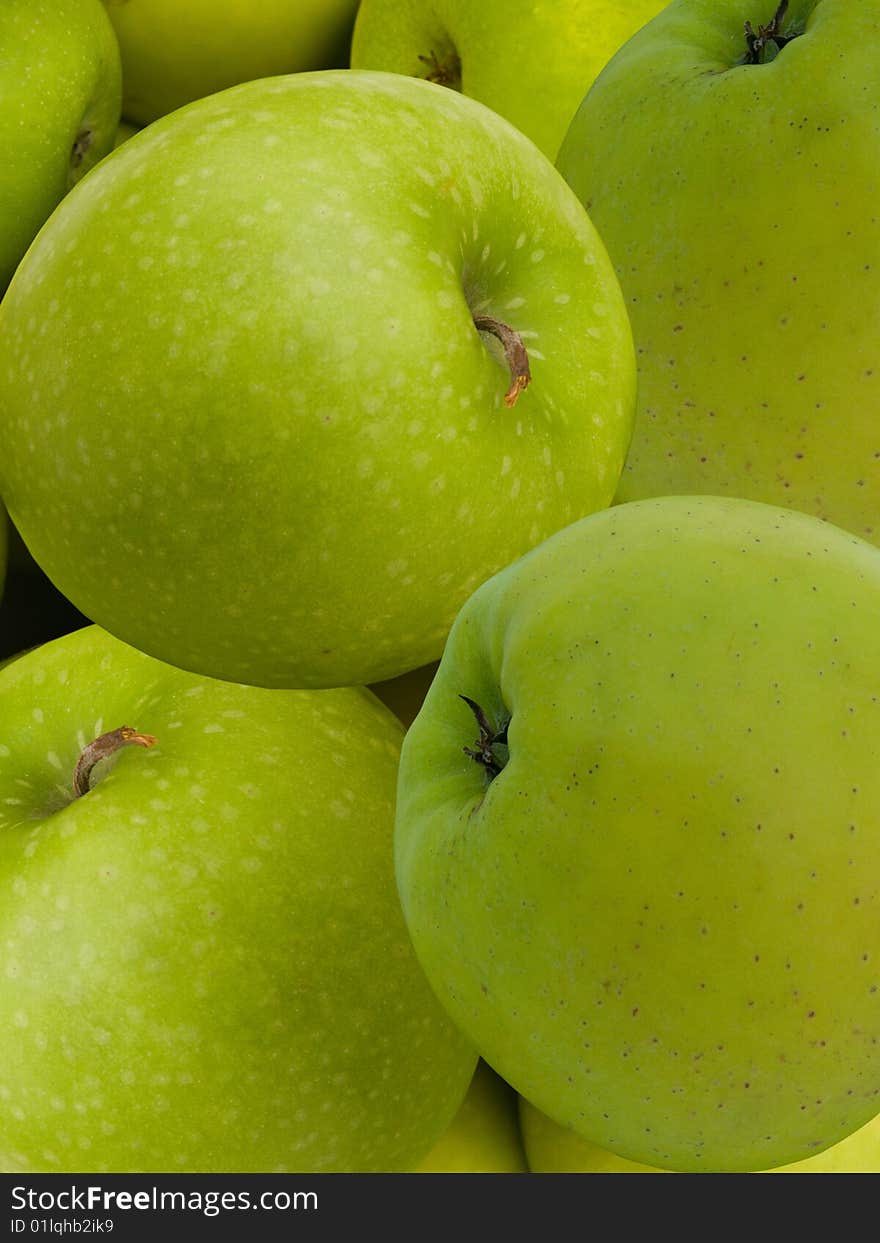 Fruit apples green