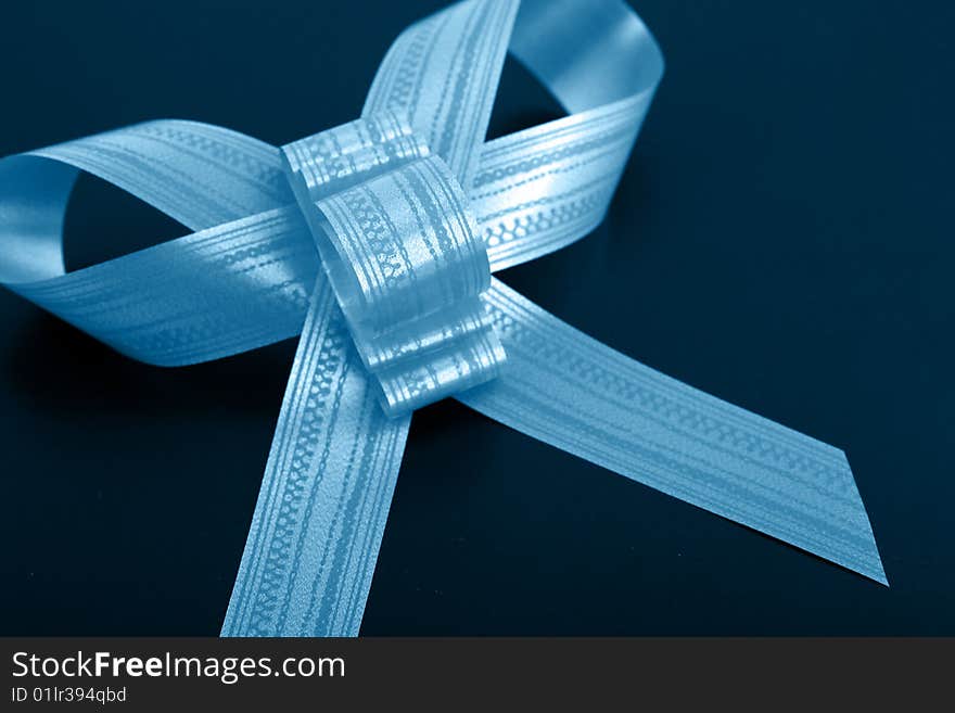 Blue ribbon for gifts, isolated,ready for use in any design. Blue ribbon for gifts, isolated,ready for use in any design