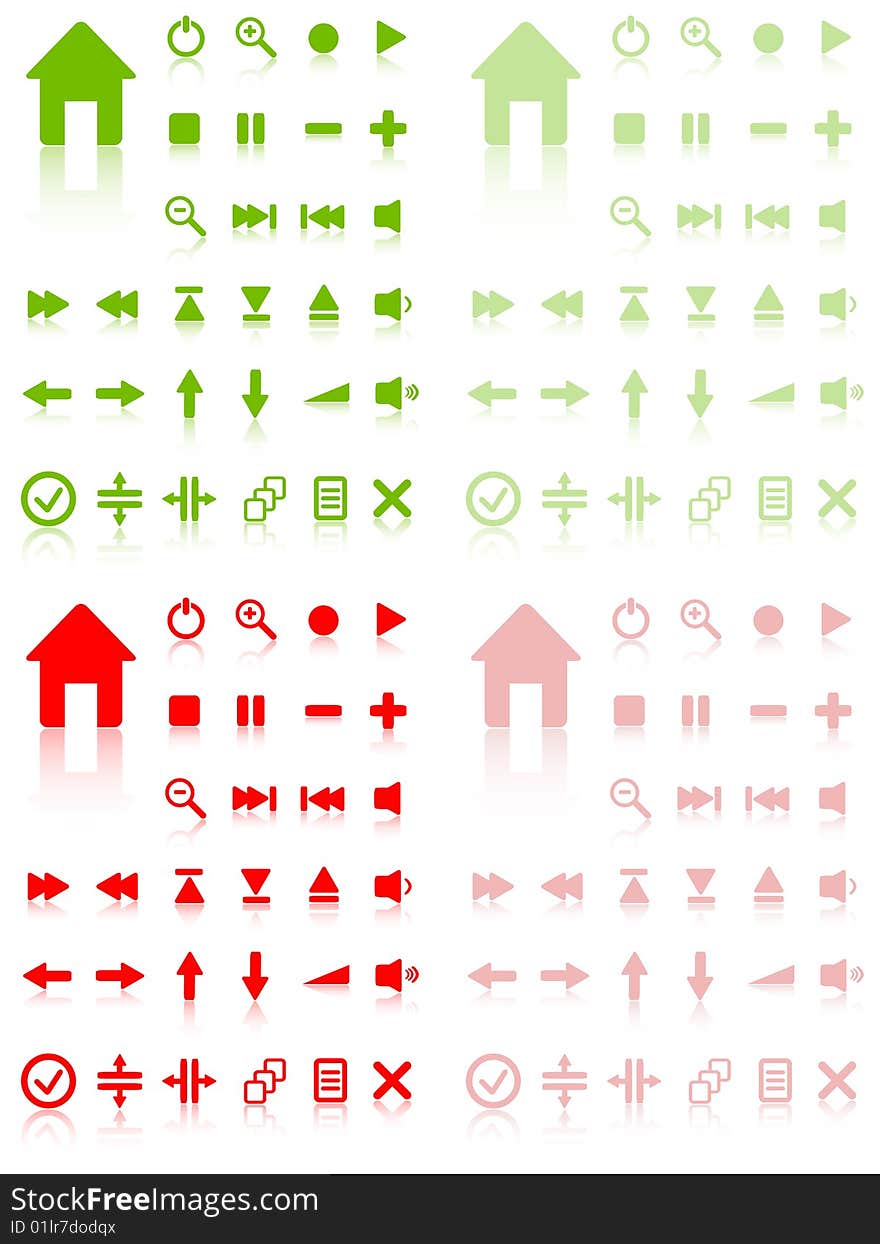 Set of vector icons.