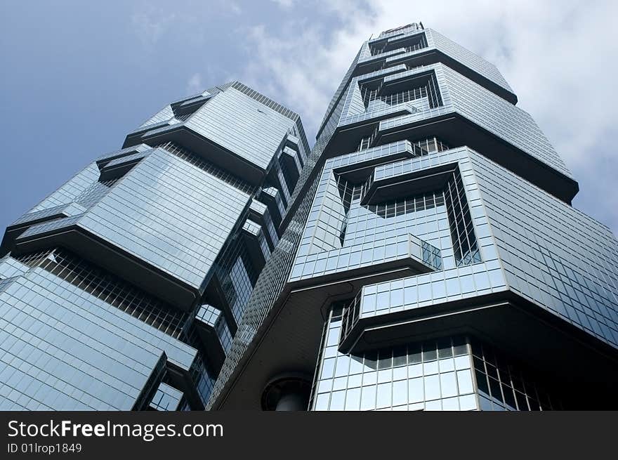 Modern skyscrapers in Hongkong