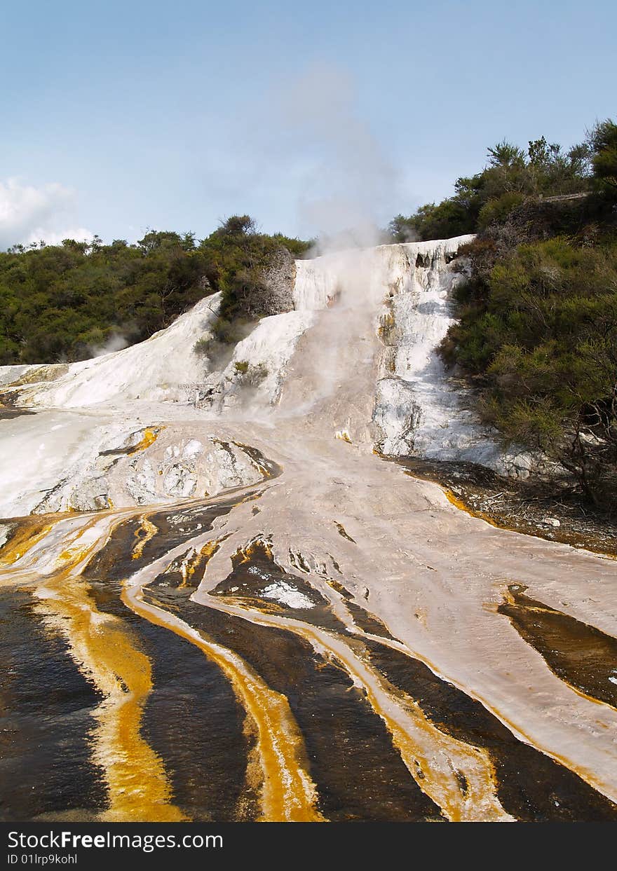 Silica formations in Orakei Korako