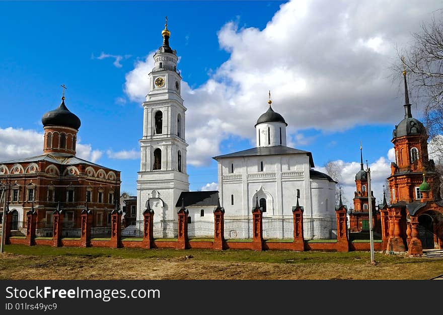 The view Volokolamsk Kremlin, Russia