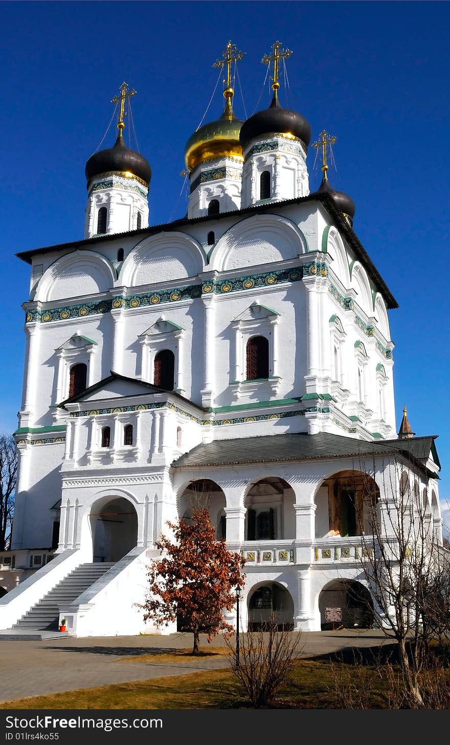 The church in Joseph-Volokolamsk monastery, Russia