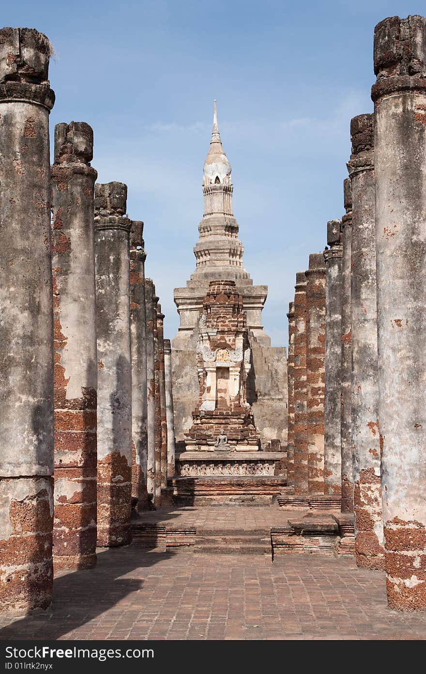 Pagoda in Sukhothai historical park