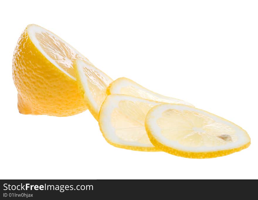 Cut lemon