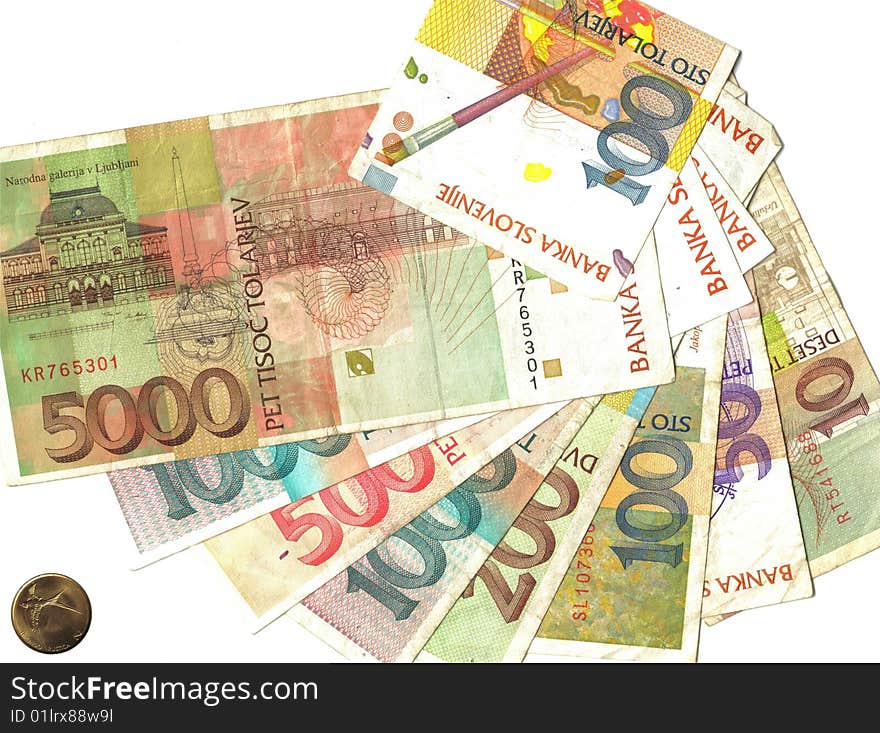 Range of slovenian notes off course