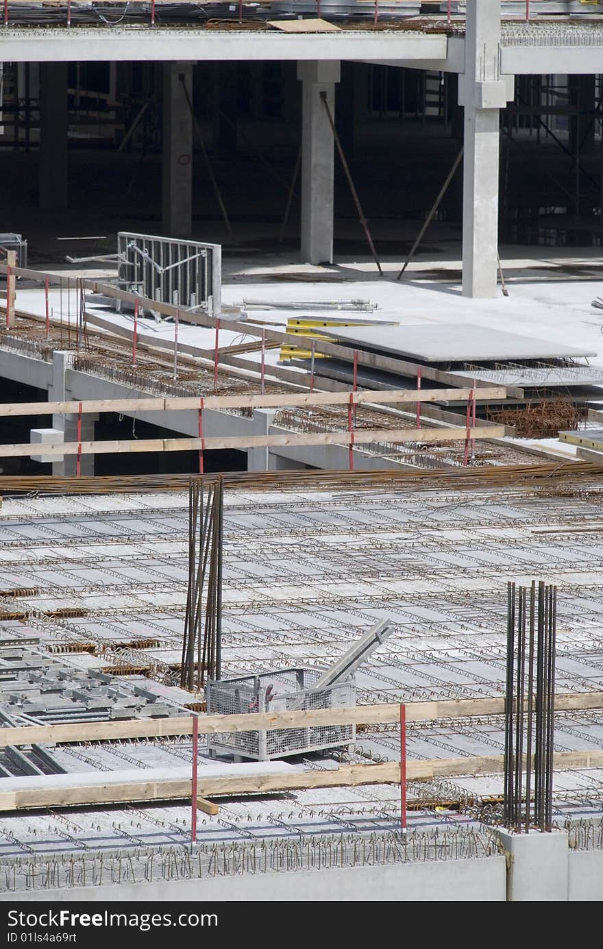 A building site scene in germany