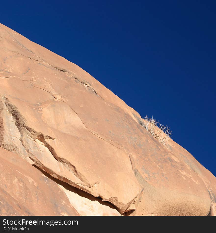 Slope And Blue Sky