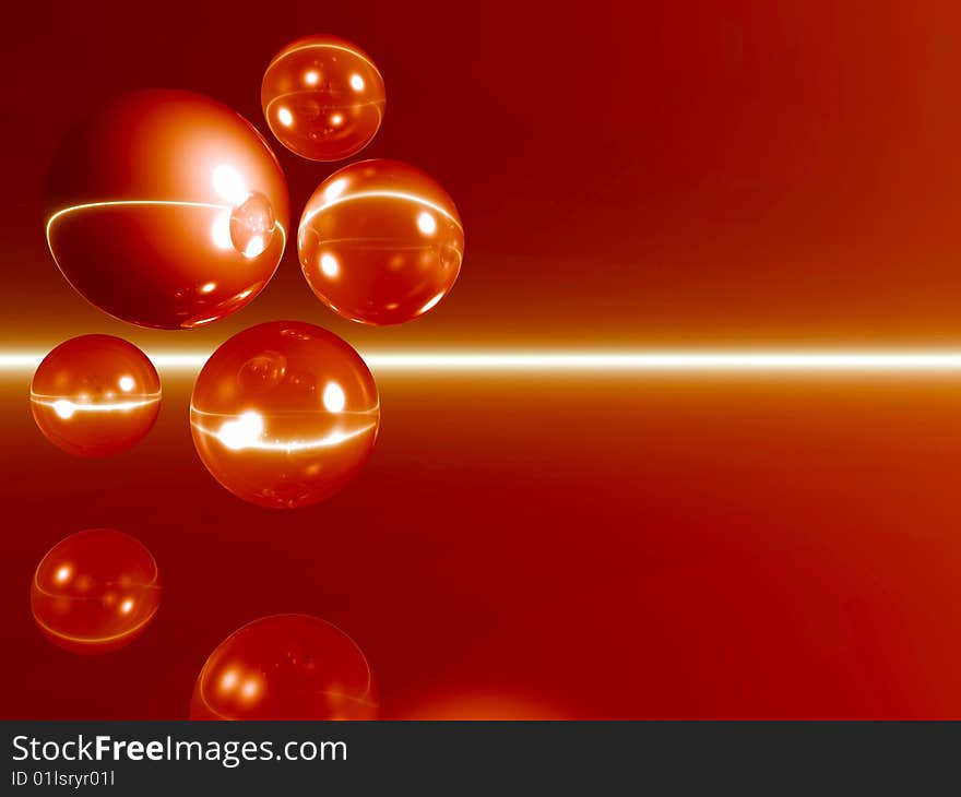 Rising balls on a mirror surface