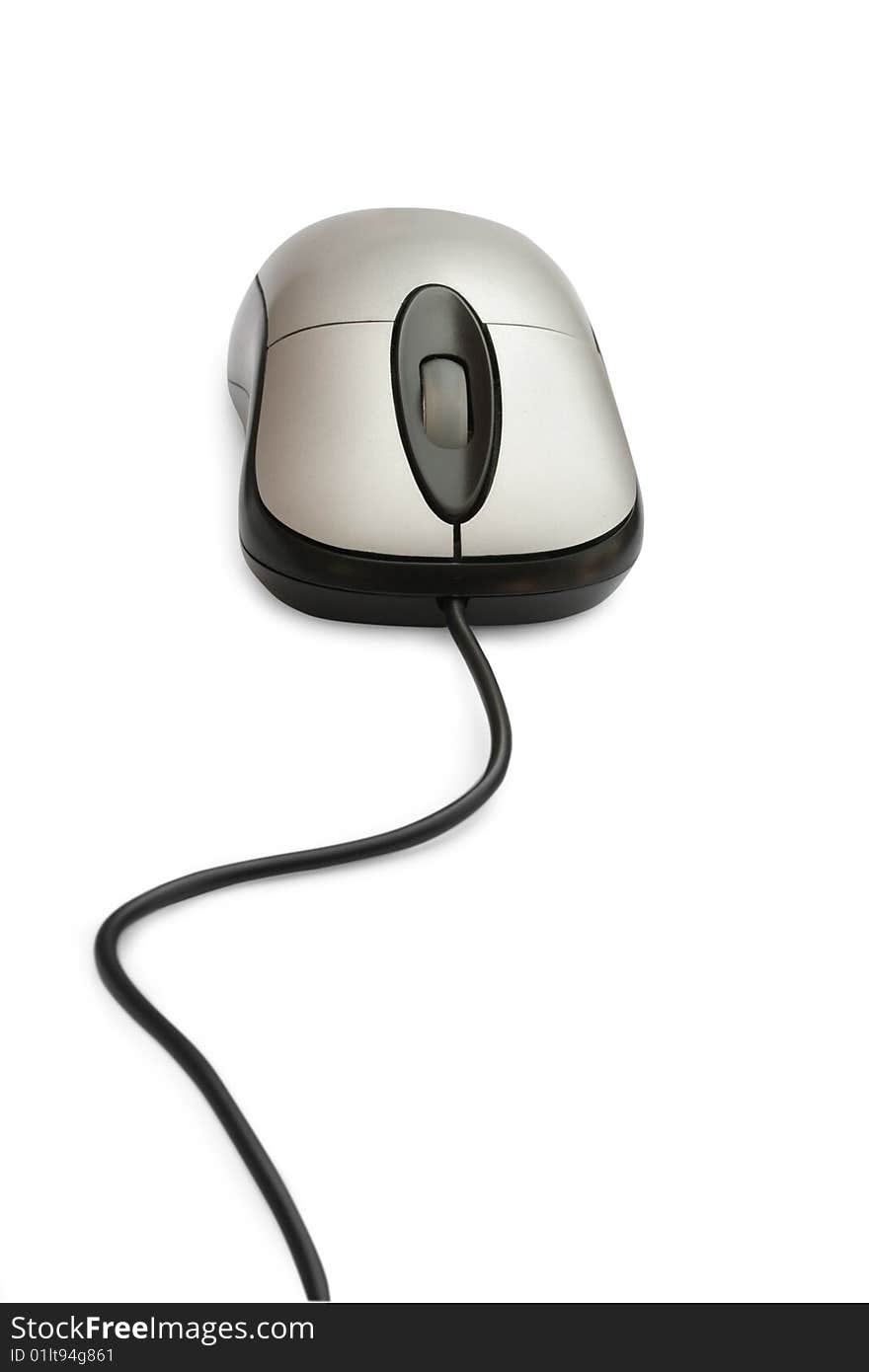 Computer mouse isolated on white