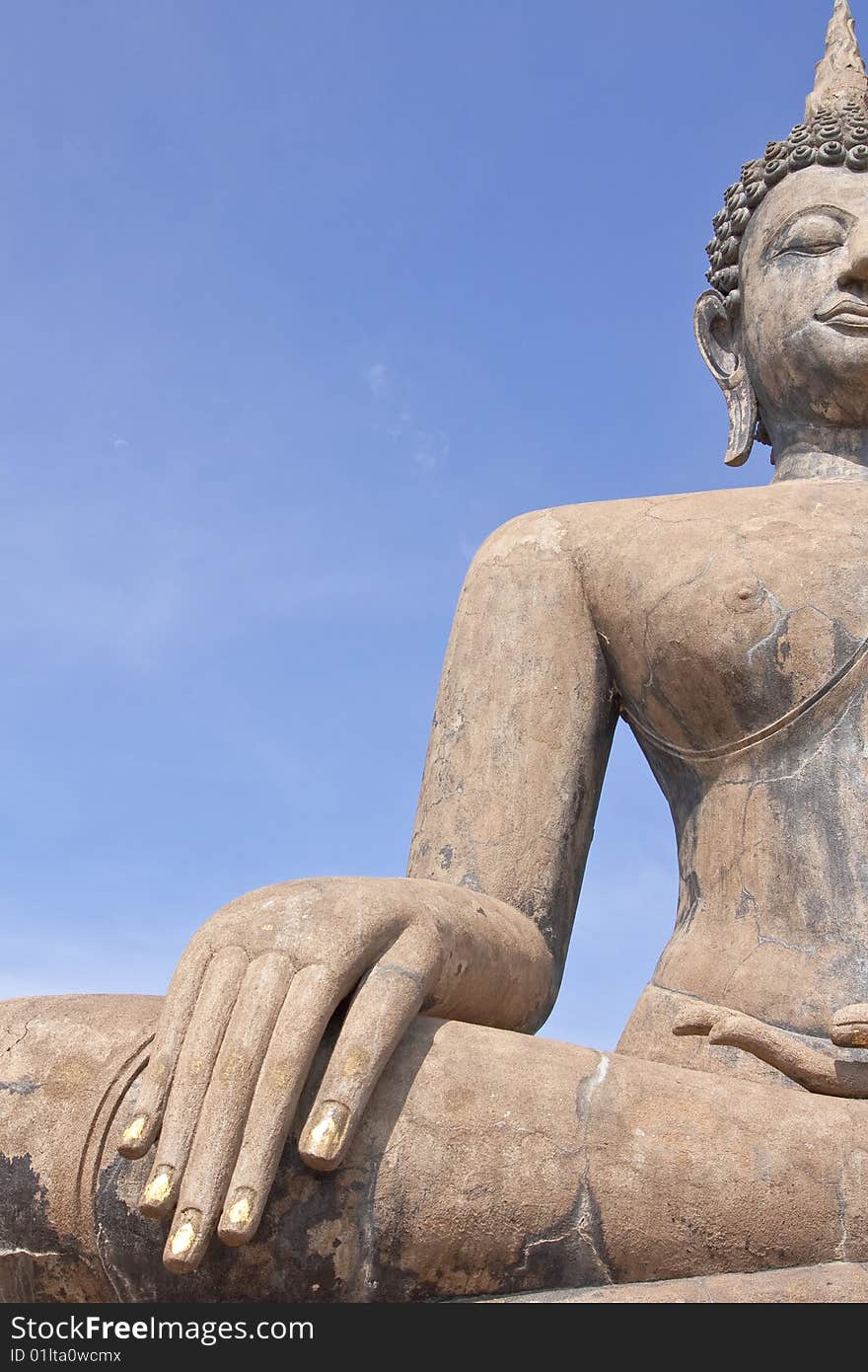 Buddha image in Sukhothai historical park