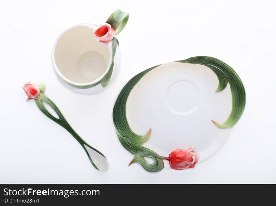 Isolated Kitchen Tableware