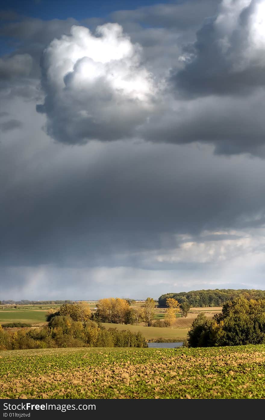 Landscape in Southern Poland