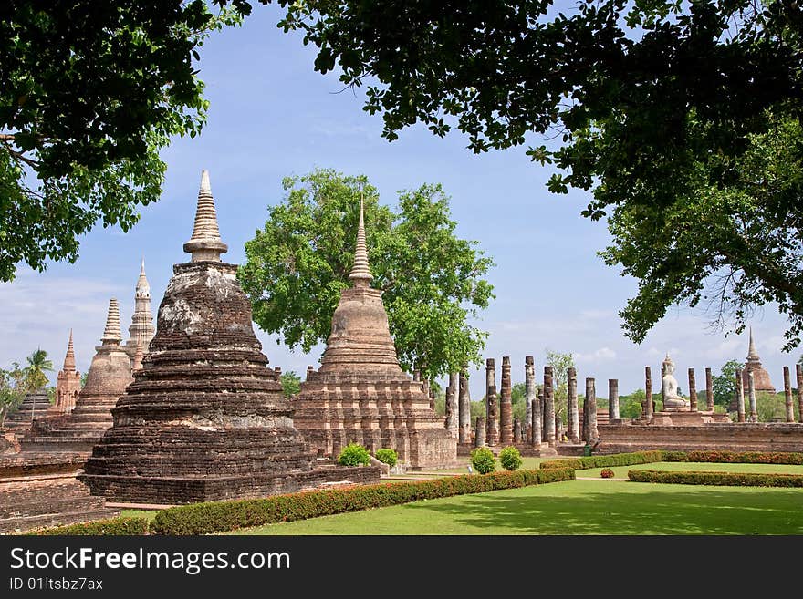 Sukhothai historical park, Thailand