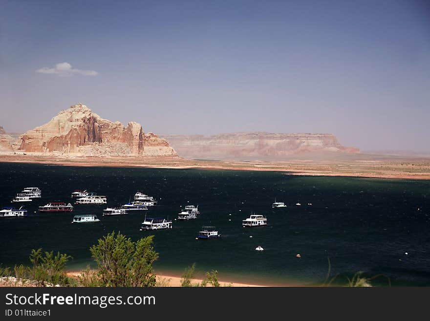 Glen Canyon In Arizona, USA