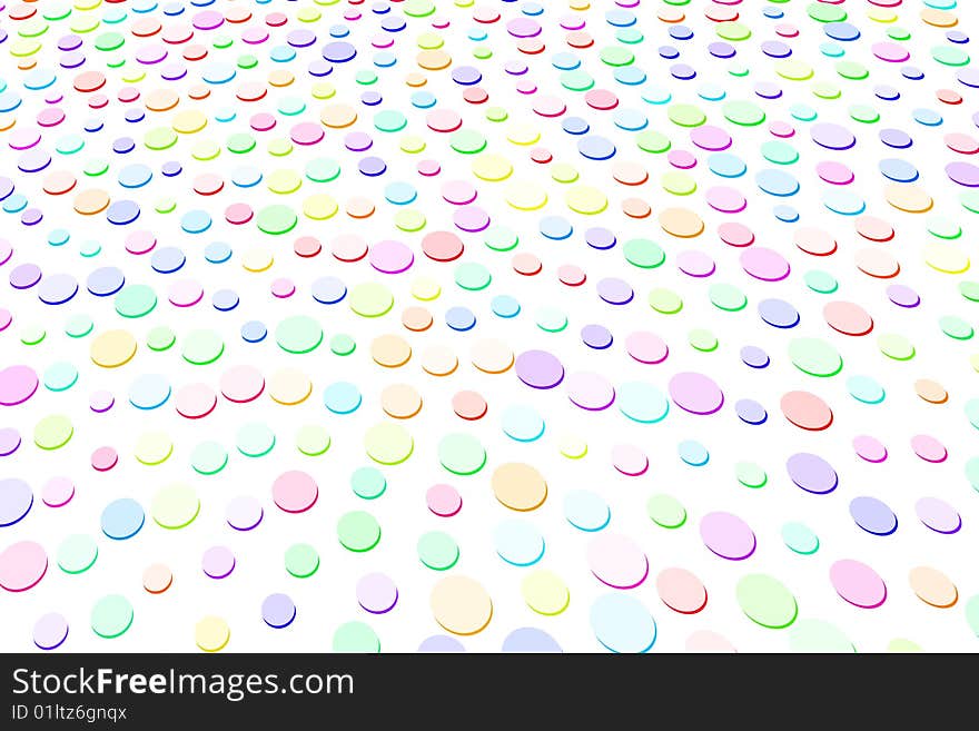Vector illustration of Confetti background