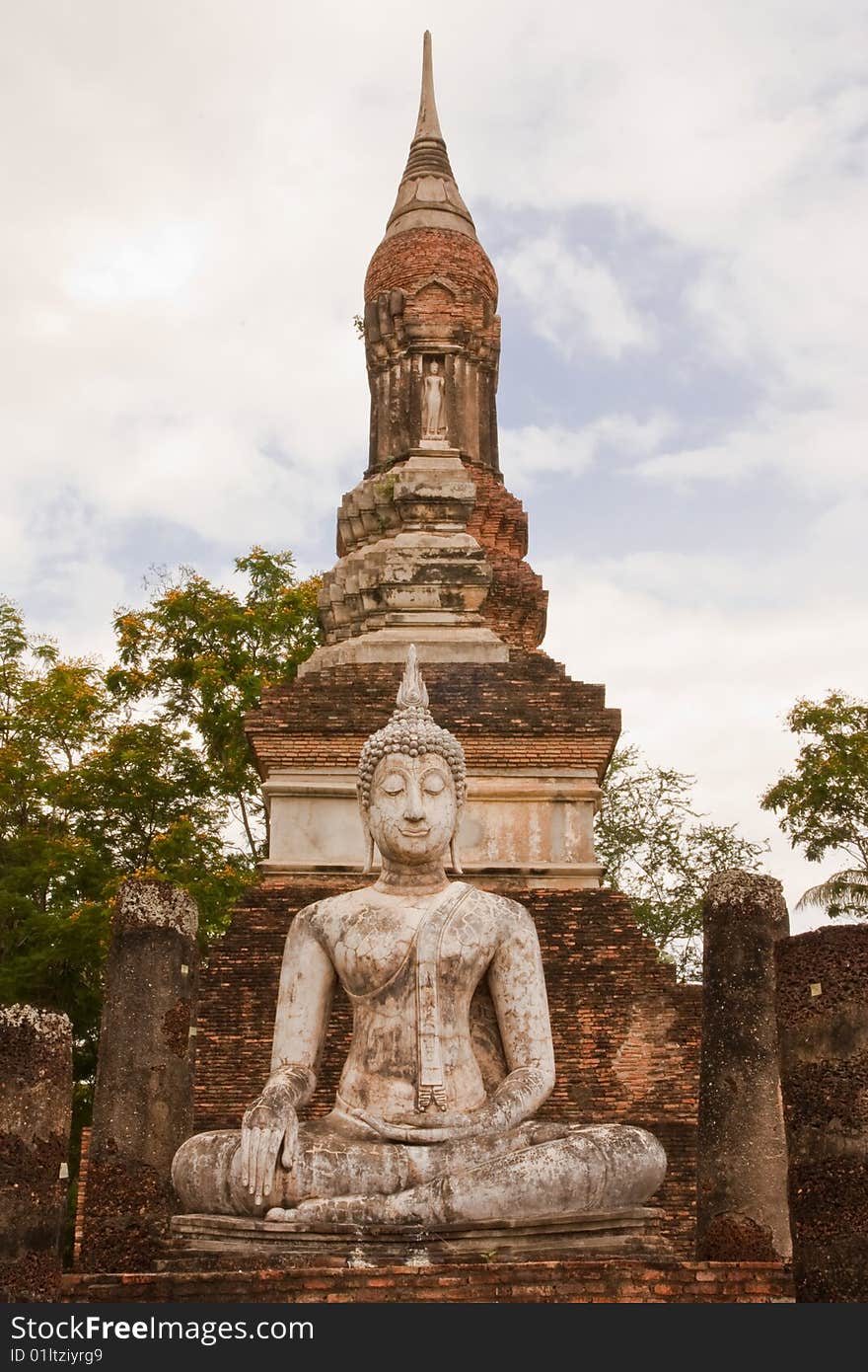 Buddha Image In Sukhothai Historical Park