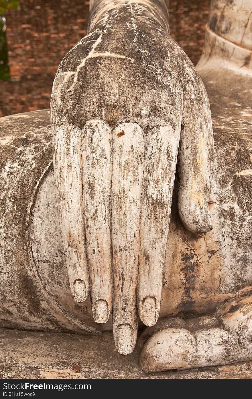 Buddha image in Sukhothai historical park