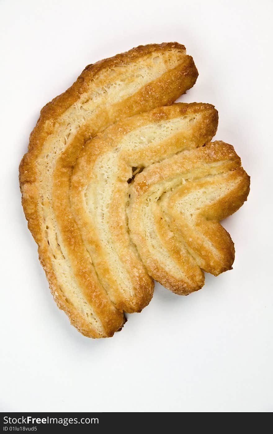 Crispy puffed pastry cookie