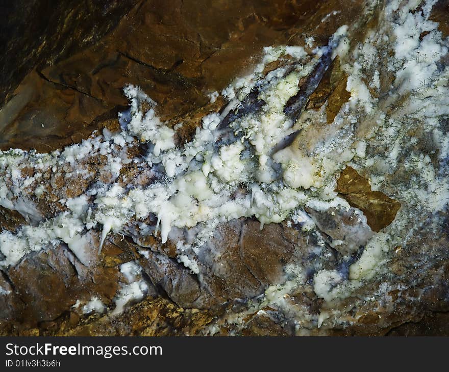 Cave Stalagmite in a Gold Mine