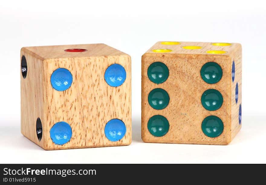 Wooden dice