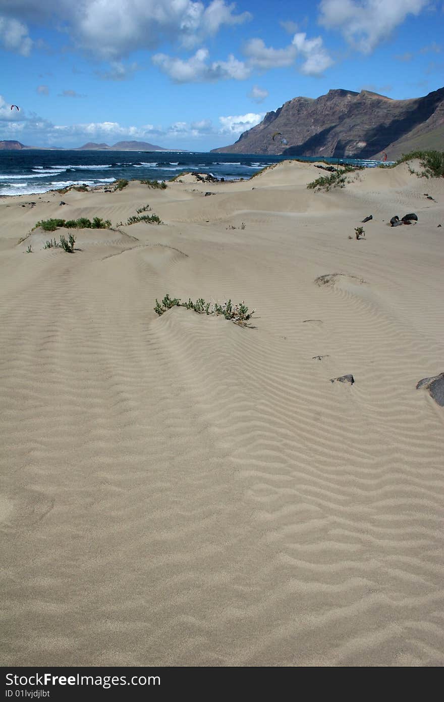 Famara beach, Lanzarote