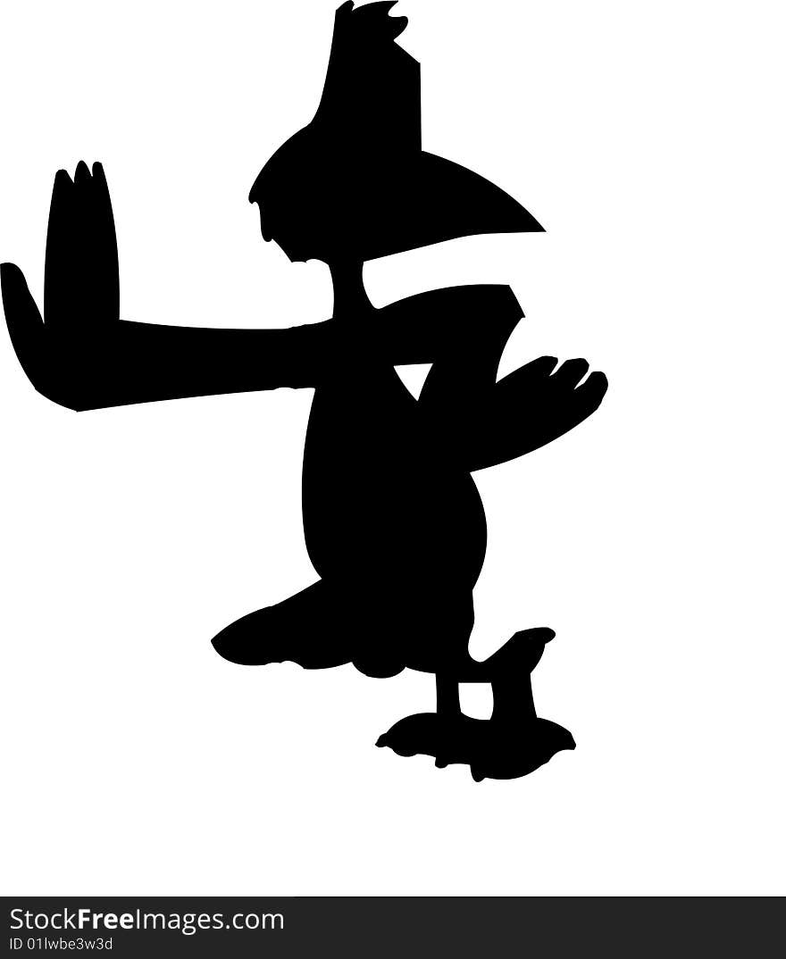 Woodpecker bird illustration clipart silhouette. Woodpecker bird illustration clipart silhouette