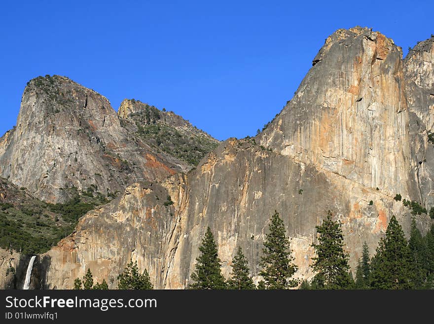 Waterfall in Yosemite National Park, California