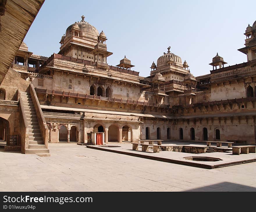 Palace in Orcha, Madhya Pradesh