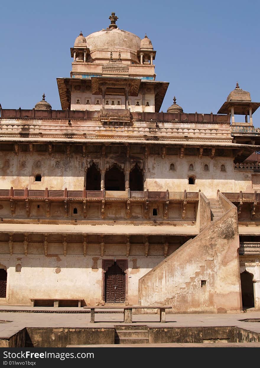 Palace in Orcha, Madhya Pradesh