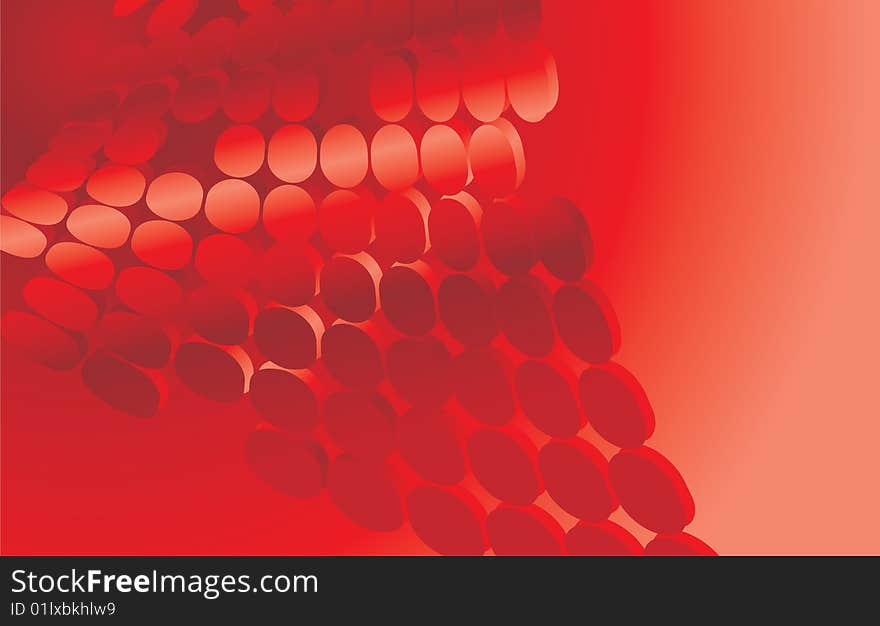 Abstract Red Background