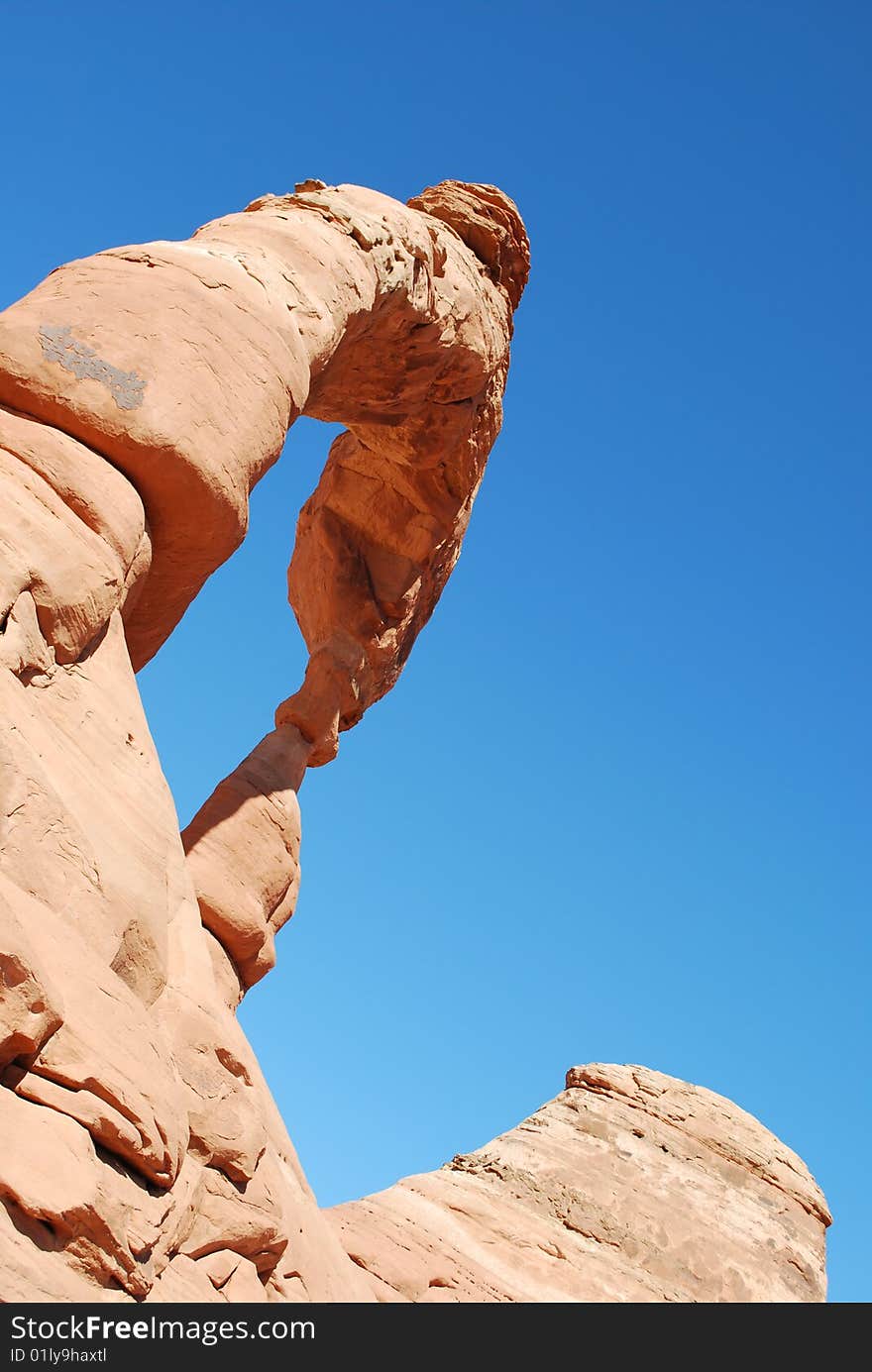 Delicate arch in Arches National Park, Utah, USA.