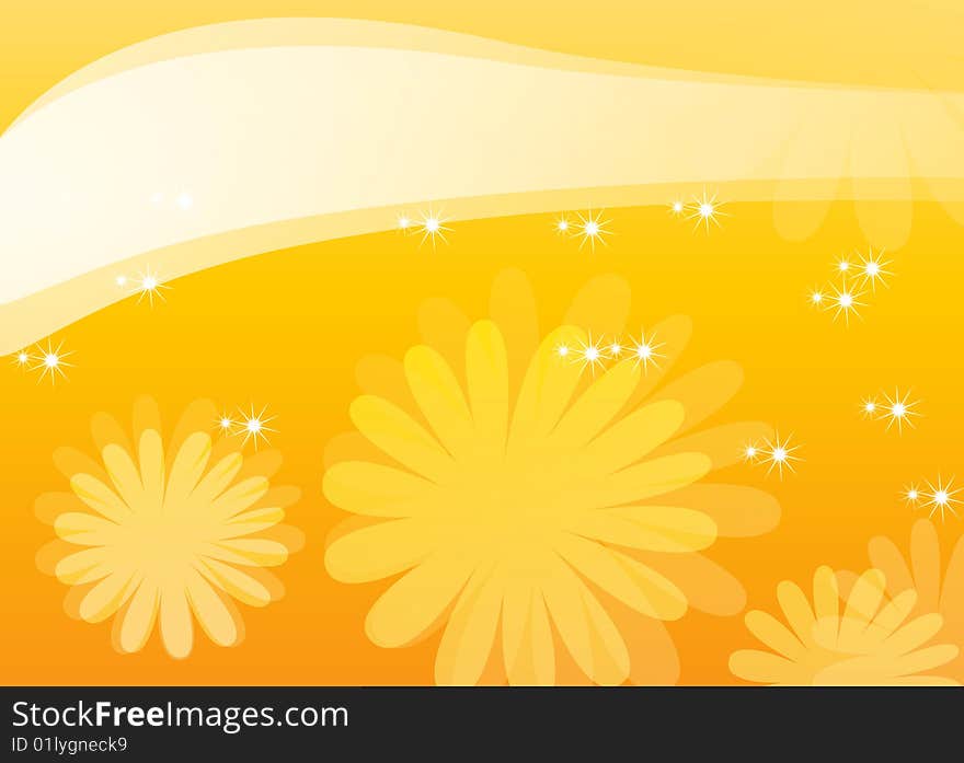 Illustration drawing of floral  background design. Illustration drawing of floral  background design