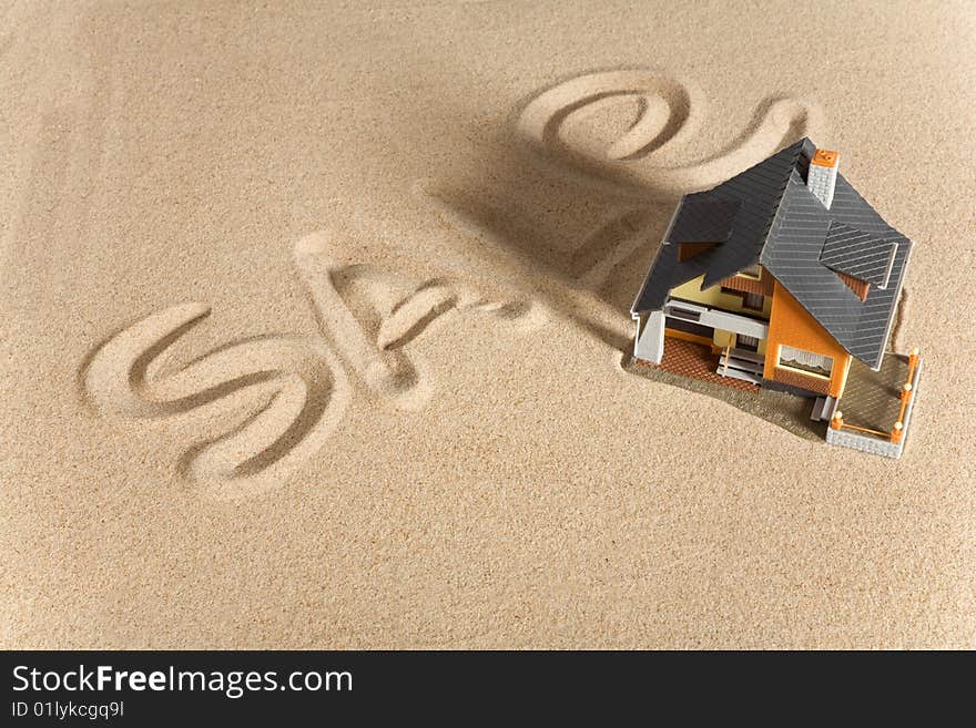 House on sand.