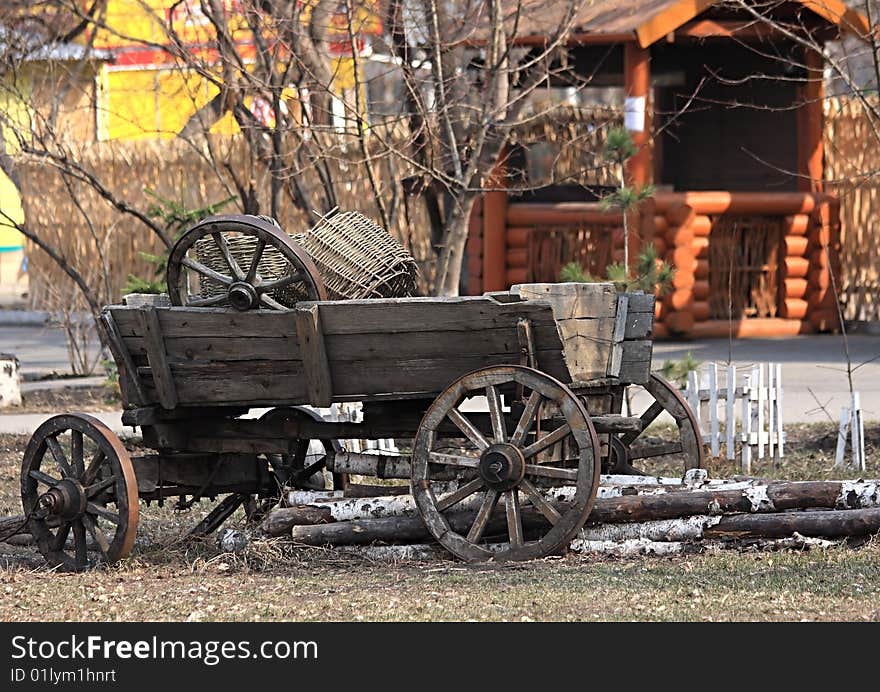 Age-old Russian cart