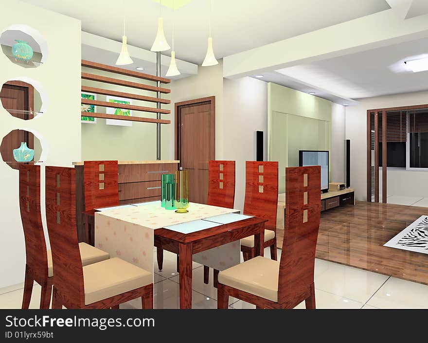 A kind of interior design plan (living room). A kind of interior design plan (living room)