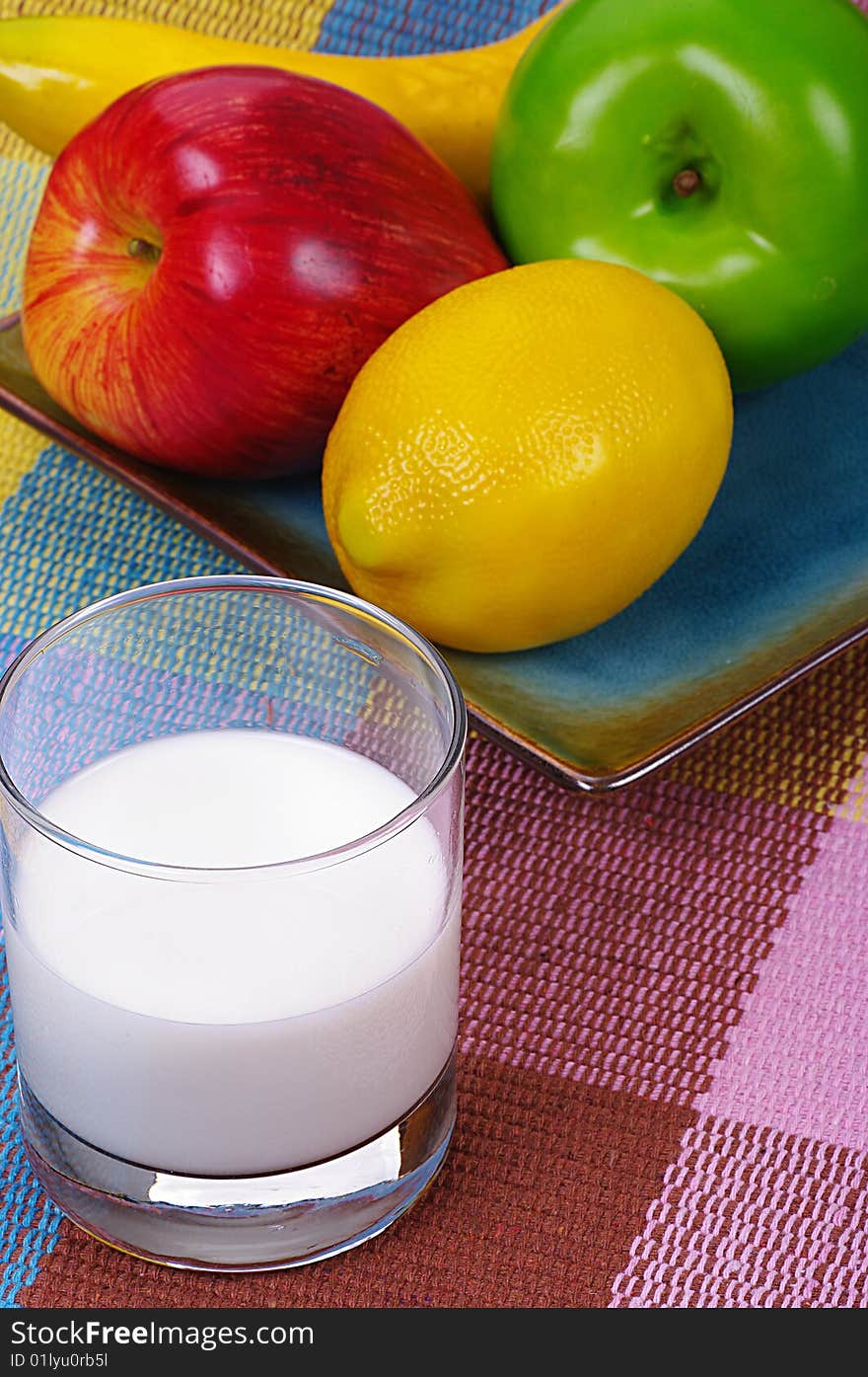 Fruits And Milk