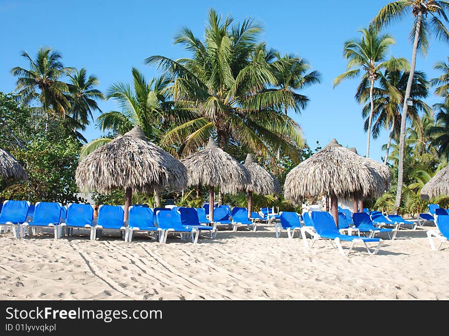 On the beach in Domenican republic. On the beach in Domenican republic