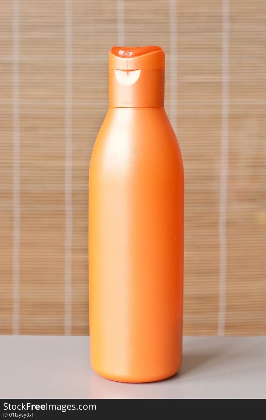 Bottle of shampoo