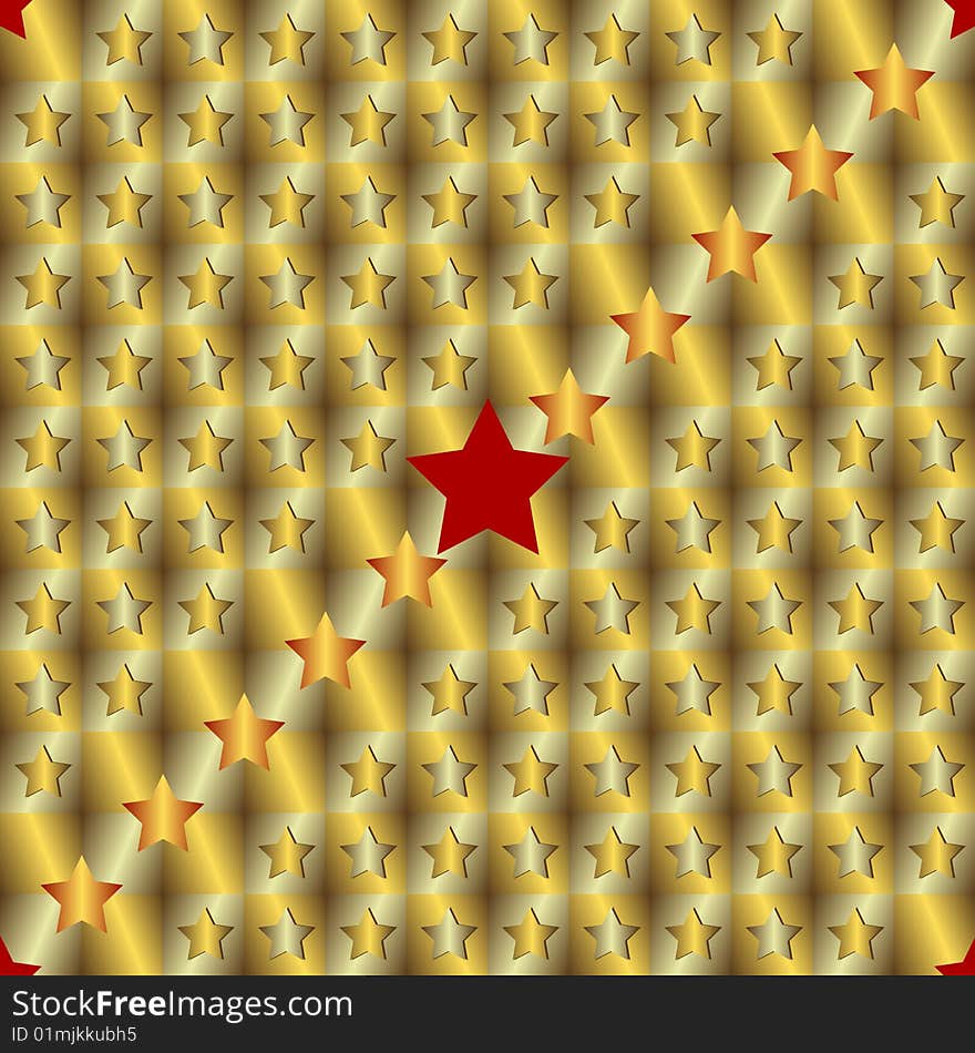 Gold And Silver Seamless Background